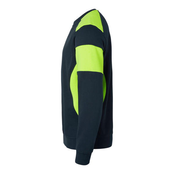 221 Sweat Navy/fluorescent yellow Unisex