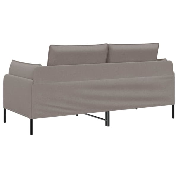 2-sits soffa Taupe 188 x 81 x 89 cm Tyg