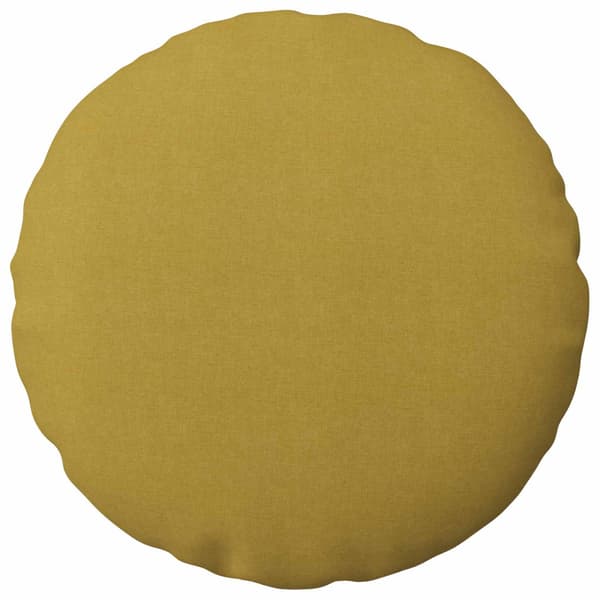 Kuddöverdrag 6 st HEERLEN Ljusgrön Ø 60 cm Tyg