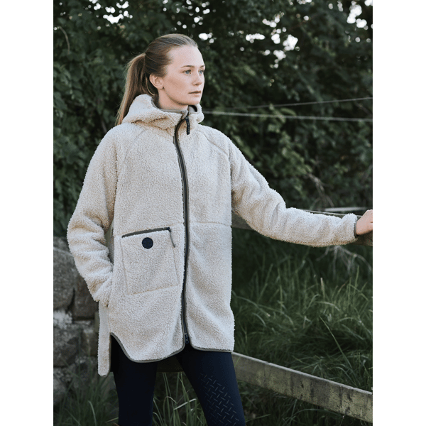 Nora Teddyjacka Beige XXL