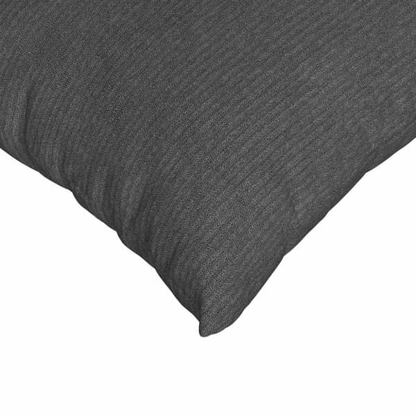 Sofakuddar 2 pcs Mörkgrå 45 x 45 cm Kordread tyg