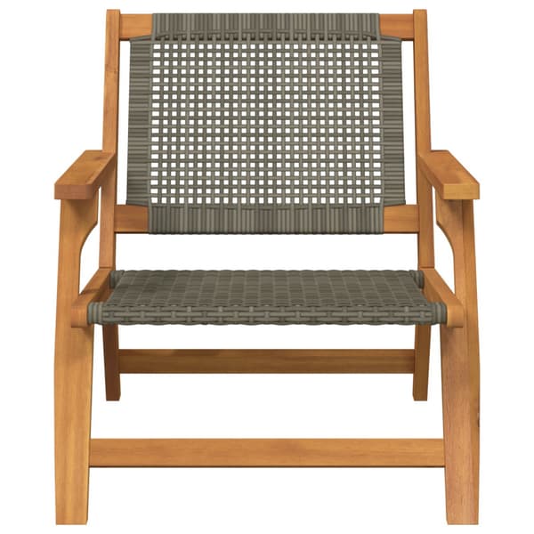 Trädgårdsmöbler 2 pcs Grå 67 x 78 x 73 cm Massivt Akaciaträ