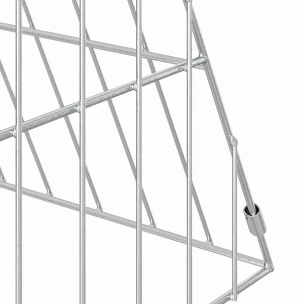 Hönshus Silver 215 x 55 x 55 cm Galvaniserat Stål