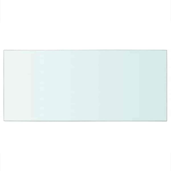 Hyllplan 2 st glas genomskinlig 50x25 cm