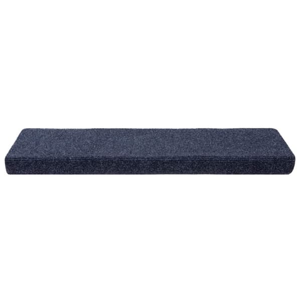 Trappmattor självhäftande 20 st 65x21x4 cm antracit rektangulär kant