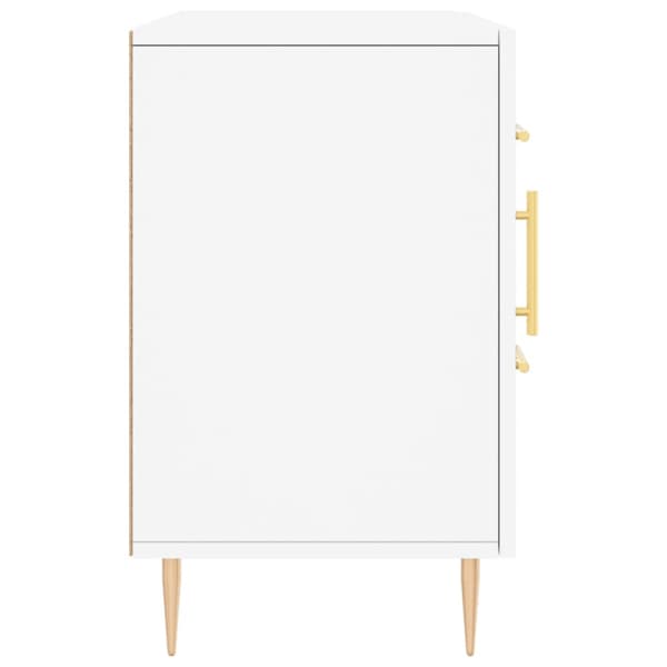 Skänk vit 100x36x60 cm konstruerat trä