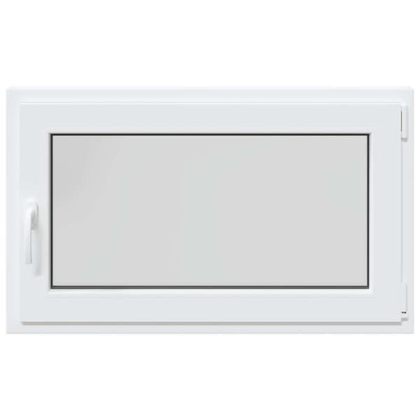 Källarfönster RISOR Vit 100 x 60 cm PVC och glas