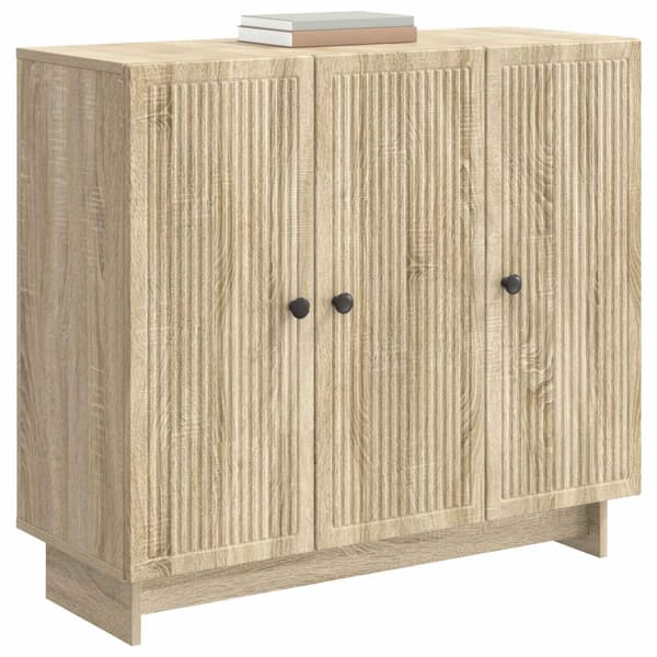 Sideboard Sonoma-ek 89 x 34,5 x 80 cm Konstruerat trä