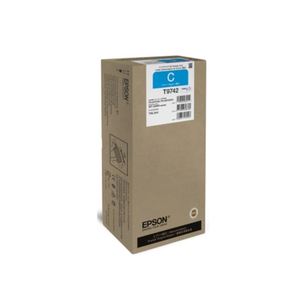 Epson T9742 - XXL-storlek - cyan - original - bläckpaket