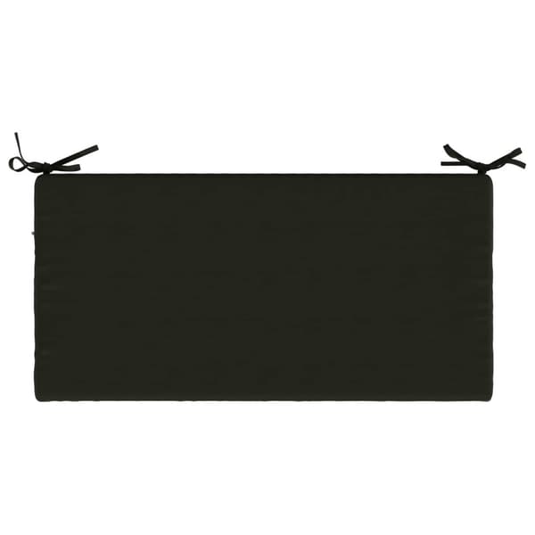 Bänk kudde SOEST 100% Polyester Svart 60 x 40 x 5 cm