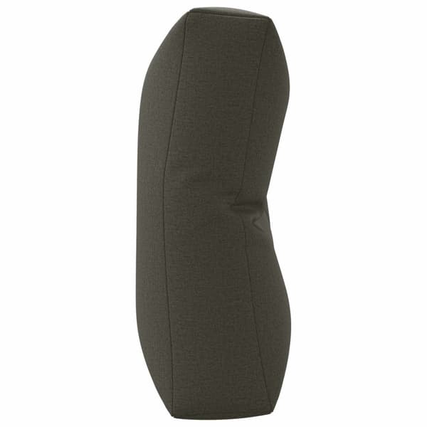 Pallryggkudde VIANEN 100% Polyester Antracit 120 x 60 x 12 cm