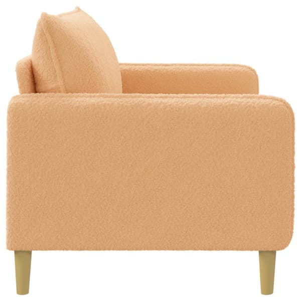 XXL Fåtölj Beige Bouclé