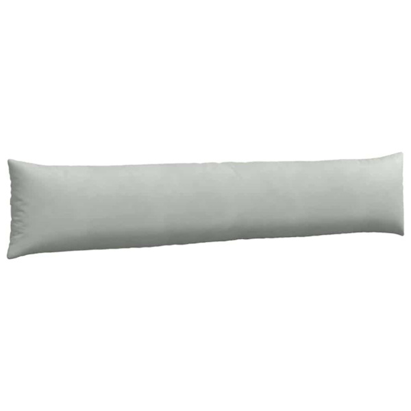 Sofakuddar 2 pcs Ljusgrå 200 x 40 cm Kordread tyg