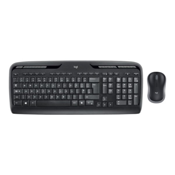 Logitech Wireless Combo MK330 - sats med tangentbord och mus - USA, internationellt - svart Inmatningsenhet