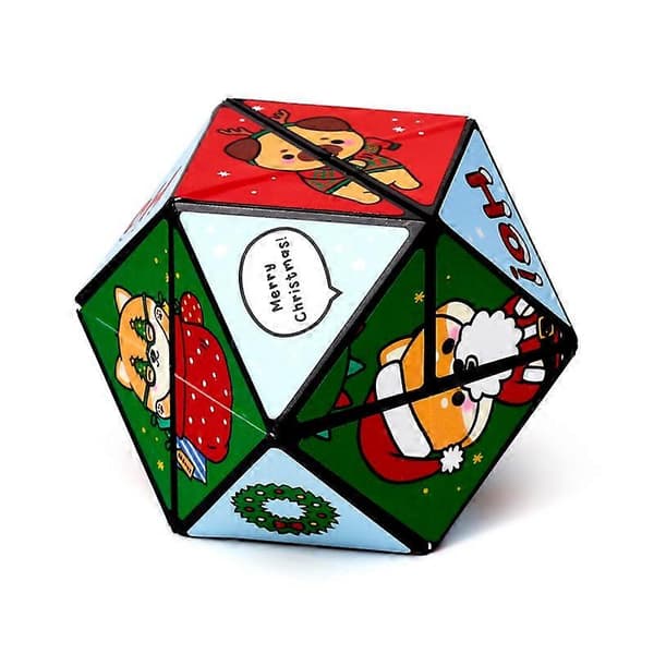 Puzzle Cube Legetøj - Jule Adoramals Jul[D]