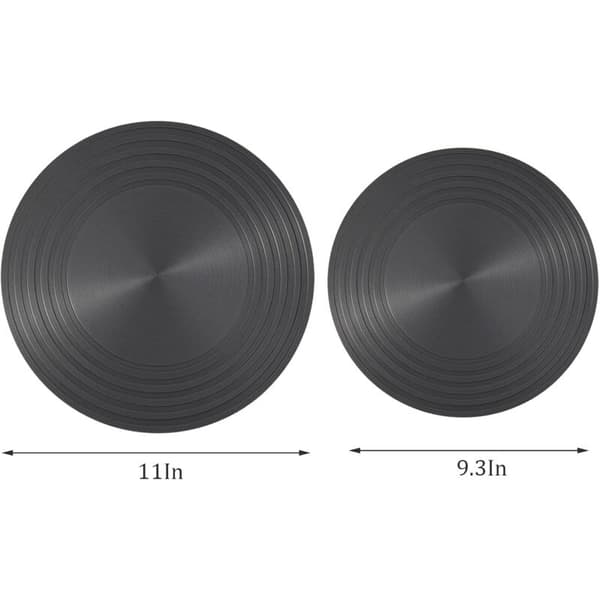 2 kaasulieden diffuusorisarja, 9,3\" ja 11\" lämmönlevityslevyt Noir 0.3 kg