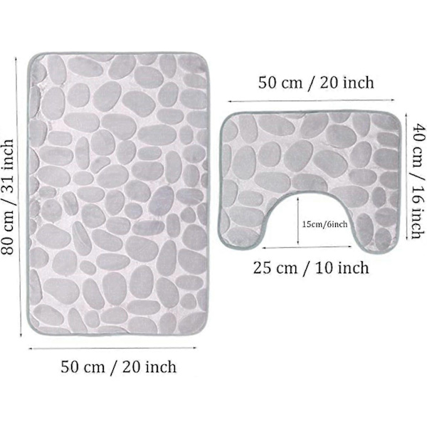 Badrumsmatta Pebble Fotmassage[D]