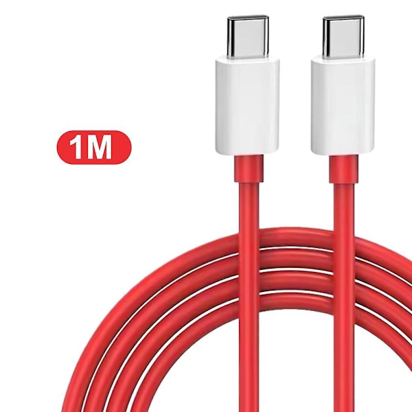 Fonken 150W Warp Laddare Kabel Typ C Till Typ C Kabel PD USB C Datakabel för OnePlus Ace2Pro/Ace Realme GT Neo 5
