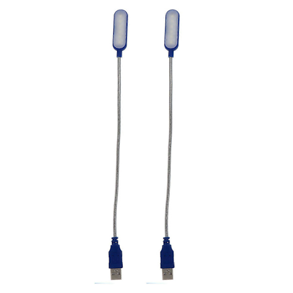 Bærbar USB Laptop Computer Læselampe til Skrivebordsbrug 2 stk. sæt [D]