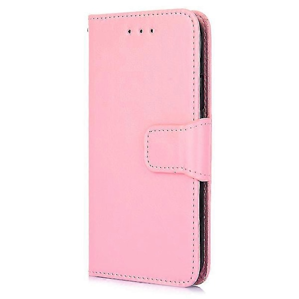 Magnetisk lukking PU lærveske deksel for Oppo Find X5 Lite smarttelefon - Flip-stand folio telefonveske Pink