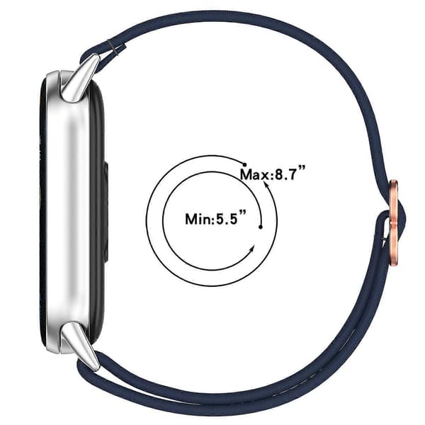 Urrem til Xiaomi Mi Band 9 Ceramic Edition/Smart Band 9 NFC/9/8 NFC/8 Elastisk nylonrem med[D] Multicolor Light Purple