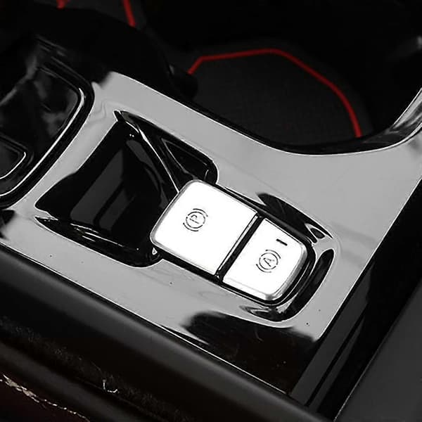 Bil Til Volvo Xc40 2017-2020 Håndbremse Knap Mærkat Sølv[D]