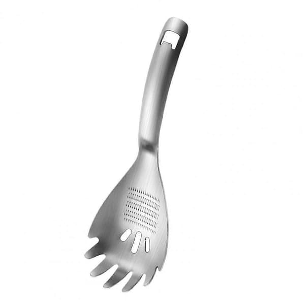 Multifunksjonell skje, matmoser, eggseparator, flaskeåpner, pastasil, bærbar suppeøse/stekespade (D) B