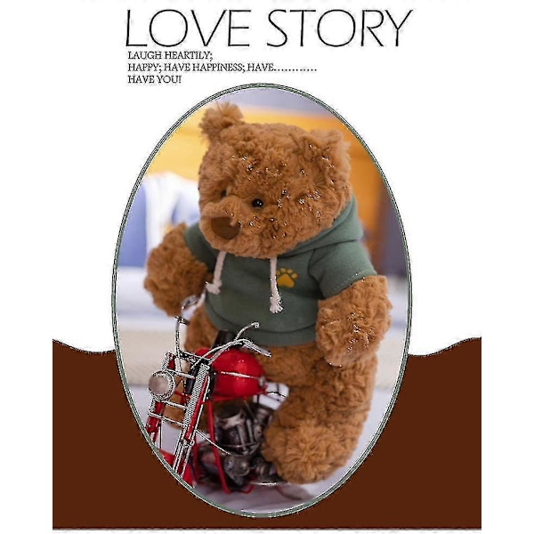 Søt Teddybjørn Brian Teddy Myk Søt Stygg Barcelo Bjørn Dukke