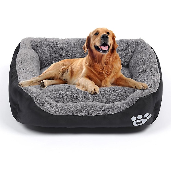 Hundebed, hundebed for store hunder, vaskbar dyremadrass Komfortabel og pustende stor hundebed