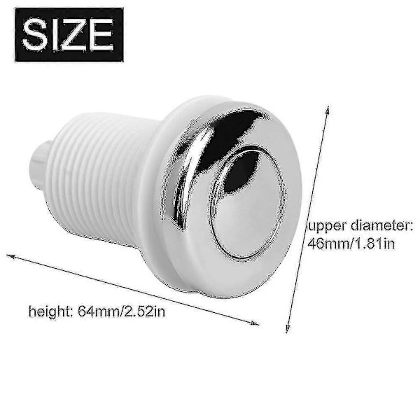 28/32/34mm Vedenpitävä Ilmanpainekylpykytkin Amme Spa Hierontakylpy [D] White 34mm