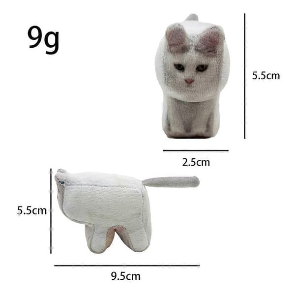 Firkantet Print Katteplysjleke[D] Block Cat