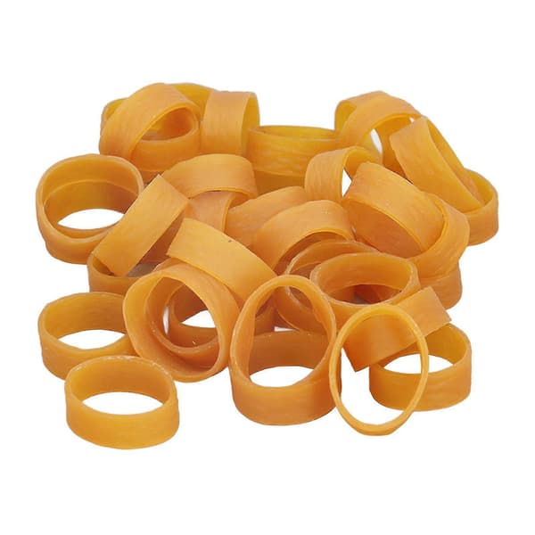 120 stk. 10 mm brede elastikker - bløde, stærke og elastiske [D]