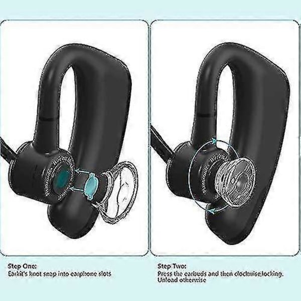 3x Ørepropper til Plantronics Voyager Legend Øreproppsett, Plantronics Voyager 5200 5220 5210 Bluetooth Headset Skumdeksler - Medium Large*3pack