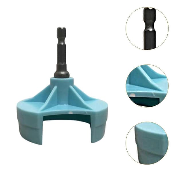 Strikkemaskine Strømadapter DIY Håndværk Strikke Dele Håndsving Adapter Sort[D] Blue