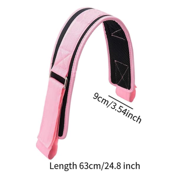 Butt Thrust Bælte til Håndvægte til Kvinder Træning til Fitness Lunges Workout Sort[D] Pink 63cmx9cm