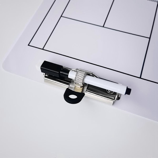 Tennis Coachningstavla Strategi Taktik Klippbräda Professionell 35x22cm Visningstavla Spel Spelplan Demonstration Taktiktavla