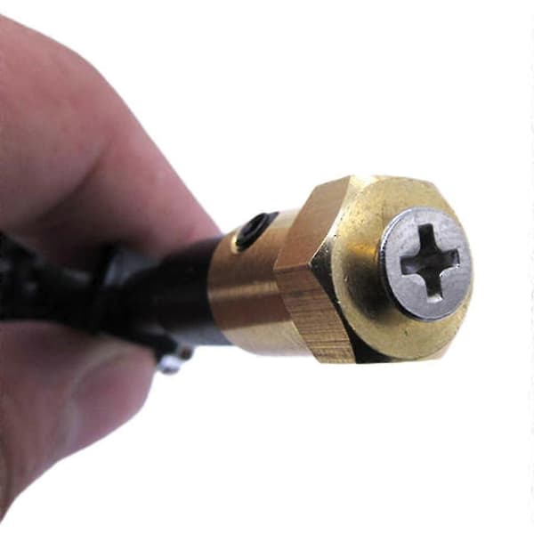 Et sæt simuleret bil kobber adapter bil modifikation metaldele[D]