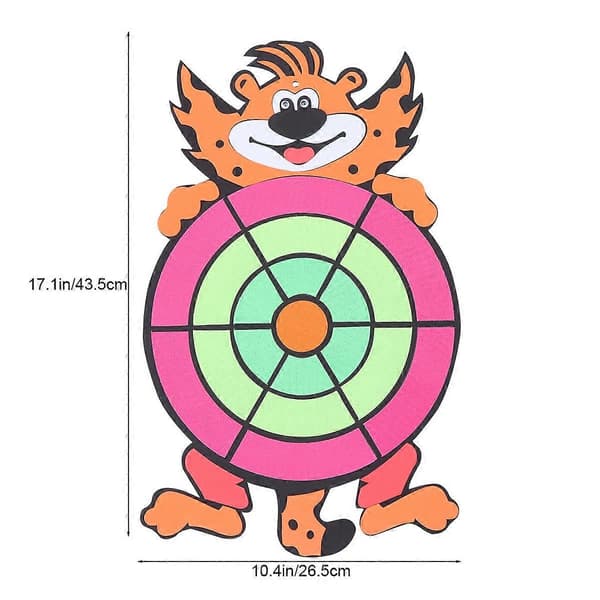 Pedagogisk Leksak Rund Darttavla i Tyg för Barn Lek 3-pack[D]