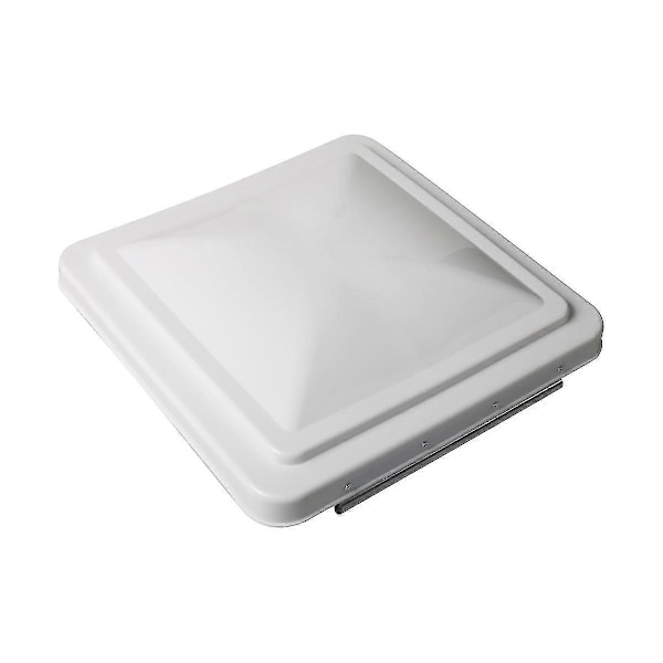 14 tommers RV takventildeksel - erstatningsventildeksel for campingvogn, bobil - White