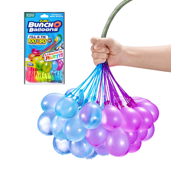 Bunch O Balloons Tropical Party 3-pack Vattenballonger[YJD] Multicolor multifärg