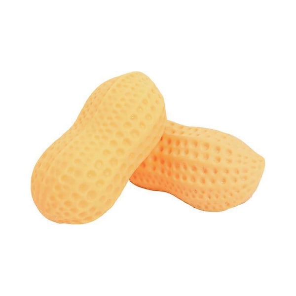 Kunstig Peanøtt Fidget Leke Sett - Interaktiv TPR Myk og Trekk-Fra Stressavlastende Leke Peanuts Filling with light