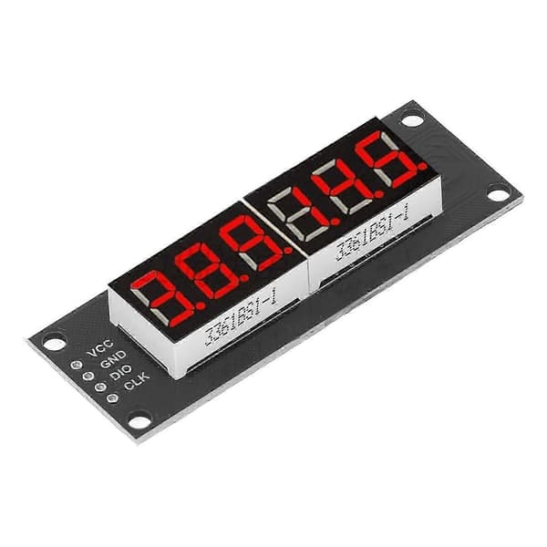 6-cifret rør LED segmentdisplay TM1637 driver digitalt optoelektronisk modul rød 0,36in[D]