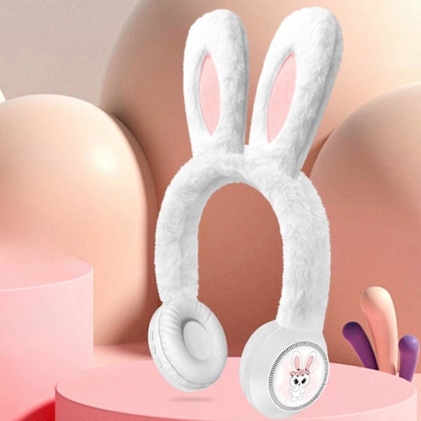Gaming Headset Thanksgiving 832 Kompositionel Animation Kaninører Plys Hovedbeklædning Bluetooth Høretelefoner Trådløse Børn Sød Og Interessant WH