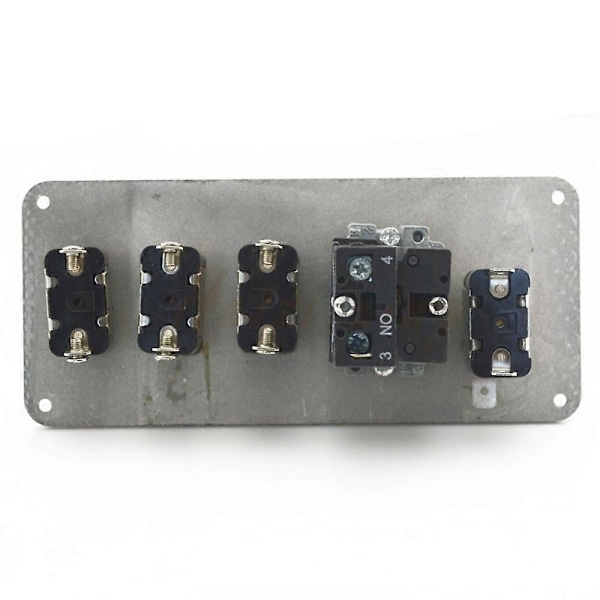 Bil 12V LED Toggle Tændingsswitch Panel Motorstart Trykknap Sæt Universal til 12V Power Speed black