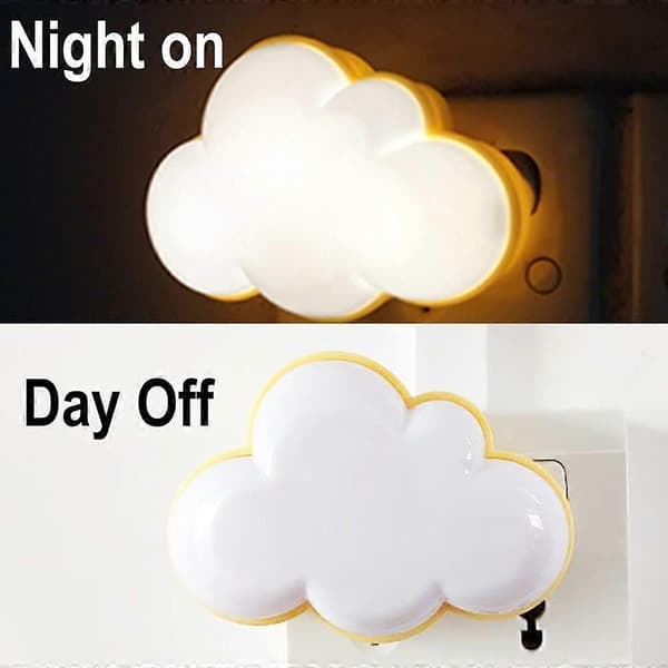 Sensor LED Nattlys Plug-in Nattlamper for Barn Voksne Drømmesenglampe Vegg Sky Nattlys[D]