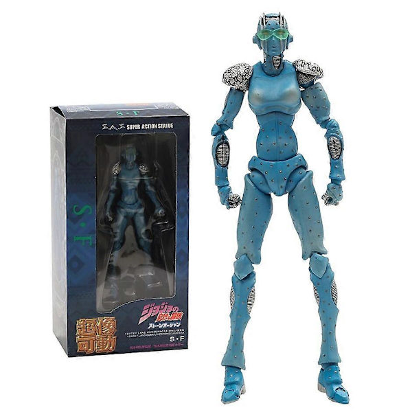 Jojos Bizarre Adventure Star Platinum Actionfigur PVC Samlingsmodell Leksak Dock Brinquedos