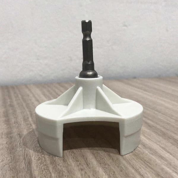 Strikkemaskine Strømadapter DIY Håndværk Strikke Dele Håndsving Adapter Sort[D] White