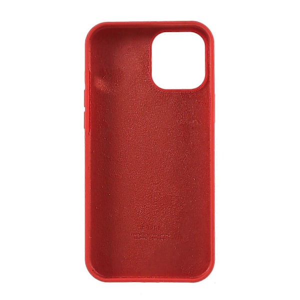 Silky Soft Touch Solid Silikondeksel for iPhone 12/12 Pro