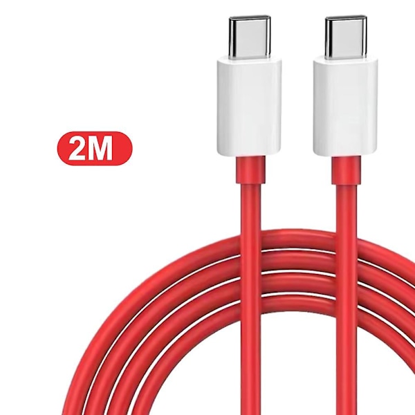 Fonken 150W Warp Ladeledning Type C Til Type C Kabel PD USB C Datakabel for OnePlus Ace2Pro/Ace Realme GT Neo 5