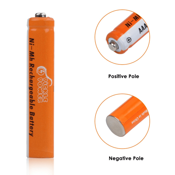 Laderbare 500mAh Ni-Mh AAAA-batterier kompatibel med Surface Pen, aktive styluspenner, digitale penner 2 battery